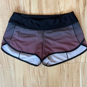 LULULEMON Run Speed Short - Digital Ombre tight on thighs postpartum;never worn!